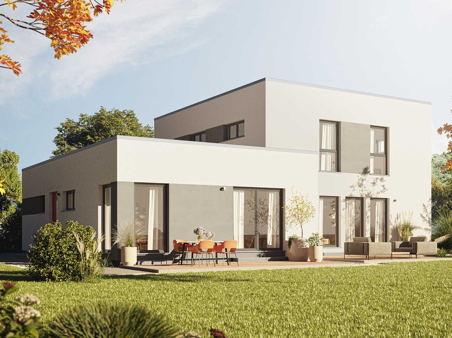 Einfamilienhaus mit Einliegerwohnung MAXIM 7 mit Flachdach